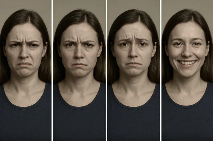 Las expresiones faciales básicas